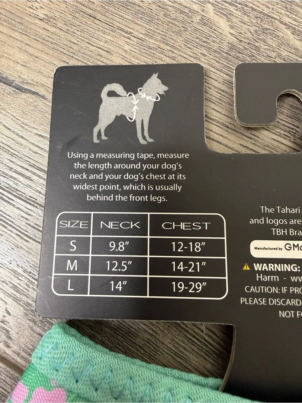 Tahari dog harness